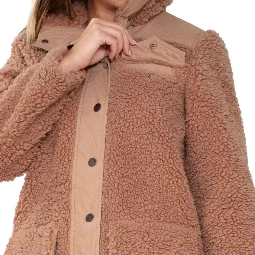 NWT Obermeyer Women's Andie Sherpa Fleece Jacket - Picture 3 of 9